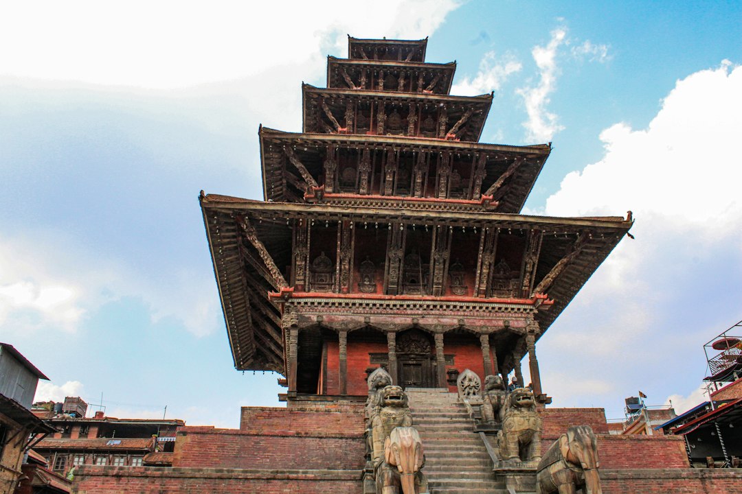Traditional multi-tiered temple architecture in the Kathmandu Valley Traditional multi-tiered temple architecture in the Kathmandu Valley